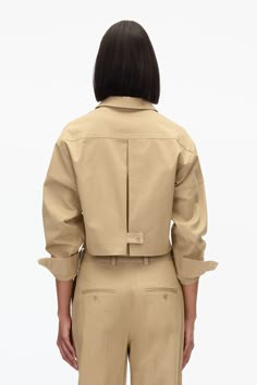 Cropped Convertible Shirt Jacket – 3.1 Phillip Lim Spandex Suit, Knit Swimwear, Pleated Sleeves, Suit Shirts, Closet Designs, Long Puff Sleeves, Phillip Lim, Popular Style, Swimwear Tops