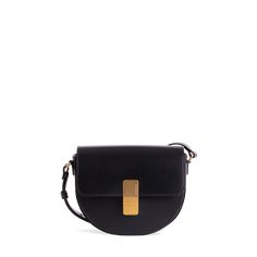 Sully Gold Edition - Black box Leather Leather Craftsmen, Black Box, Half Moon, Gold Details, Smooth Leather, Bag Making, Inside Pocket, Calf Leather, Leather Bag