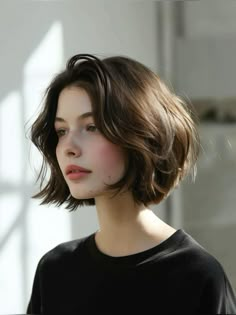 Ladies Hairstyles, Hair Inspiration Short, Long Bob Haircuts, Shot Hair Styles, Hair Colours, Haircuts For Women, Bob Haircut, Short Bob Hairstyles, Korean Hairstyle