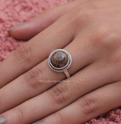 Ammonite Ring, 925 Sterling Silver Ring, Fossil Gemstone Ring, Women Silver Jewelry, Elegant Ring, Handcraft Ring, Wedding Gift for Her Gemstone Name - Ammonite  Stone Quality - AAA Ring Weight - 4.1 gm Ring Length - 1.5 cm Ring width - 1.5 cm Stone Shape - As shown in the picture. * You Will Get The Same Product As Shown In The Picture. We serve complete 925 sterling silver Jewelry and genuine properties of the stone. The products are dispatched from the small business from USA. Product Quality and Packaging - Our all products are 925 Silver Stamped which shows that the product is genuine and authentic .The products are dispatched from the small business from USA so you get the product on time and the product packaging comes in bubble foil wrap with all the precautions taken primarily tha Ammonite Ring, Jewelry Elegant, Ring Women, Elegant Ring, Product Packaging, Ring Wedding, 925 Sterling Silver Jewelry, Gemstone Ring, Rings Statement