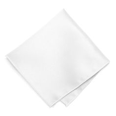 Replicate the most popular Pocket Square trends with this Men's White Solid Color Pocket Square, including the one point, straight, staircase and puff folds. The unfolded Pocket Square measures a standard 9-inches by 9-inches with rolled, finished edges. This Solid White Pocket Square is made to match our signature line of Solid Color Ties and Neckties.We recommend this shade of Pocket Square for a bright white color. Product Features • Measures approximately 9" by 9" • Rolled, finished edges• C Classic White Suit And Tie Accessories For Gift, Classic White Pocket Square For Formal Occasions, Classic Rectangular Pocket Square For Formal Events, Classic Rectangular Pocket Square For Formal Occasions, Elegant White Pocket Square For Business, White Business Handkerchiefs, Classic Solid Pocket Square Handkerchief, Elegant Solid Color Handkerchiefs For Gifts, Elegant White Handkerchiefs For Business