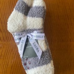 *3 Pair Of Super Plush Cozy Socks *Grey & White *One Size Fits All *98% Polyester, 2% Spandex *Non-Skid Grippers On The Bottom Of The Socks *The Coziest Socks You Will Ever Wear!!! Cozy Soft Gray Socks, Super Soft White Socks For Loungewear, White Super Soft Socks For Loungewear, Cozy Gray Socks For Stocking Stuffers, Comfy White Socks For Loungewear, White Cozy Comfortable Socks, Cozy Soft White Socks, Comfortable White Socks For Loungewear, Cozy White Socks For Gifts