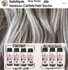 Toning Bleached Hair, Blonde Formulas, Icy Hair, Hair Color Placement, Hair Color Swatches, Peaks And Valleys, Redken Hair Color, Redken Hair Products, Diy Hair Color