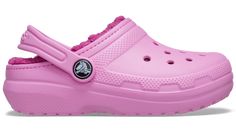 Warm And Fuzzy Feelings InsideKids love the comfort of the Crocs Classic Clog — and now there’s a toasty lined version to keep the feeling going all season. The soft, fuzzy liner adds to the cushion and comfort. They’re great as slippers, yet capable outdoors, too. Croslite™ foam construction keeps them light and easy to wear. The pivoting heel strap gives kids a secure fit, or push it forward for an easy-on option.  Toddler Classic Lined Clog Details:    The legendary Kids' Classic Clog, now wi Push It, Crocs Classic Clogs, Pretty Princess, Strap Heels, And Now, Clogs, Slippers, Feelings, Heels