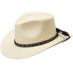 The Rio Grande is an American hybrid between a teardrop crown fedora and the brim and stiffness of a western cowboy hat. Features a sweat-resistant band on the inside and a handcrafted leather and horsehair band on the exterior. The chin strap can be worn functionally or placed above the brim as an extension of the hatband. This item is a genuine Panama Hat handwoven in Ecuador. Imported Material: 100% Toquilla StrawBrim: 3" fixedCrown: 4 1/8" teardropHatband: 5/8" horsetailClimate: Sun Handwove Western Short Brim Panama Hat For Rodeo, Western Style Adjustable Panama Hat For Kentucky Derby, Western Style Panama Hat With Curved Brim, Western Wide Brim Panama Hat, Western Style Fedora With Flat Crown, Rigid Short Brim Fedora For Western-themed Events, Short Brim Rigid Fedora For Western-themed Events, Western Panama Hat With Flat Crown, Rigid Flat Brim Fedora For Ranch