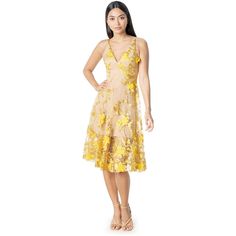 Audrey Sleeveless Bodice Flowy Floral Dress – Dress the Population A Line Dresses For Women, Anthropology Dresses, Figure Flattering Dresses, Audrey Dress, Embellished Midi Dress, Yellow Floral Dress, Flattering Dress, Dress The Population, Lush Garden