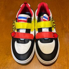 They Have Been Sitting In The Closet For A While. They Are New Never Worn. Unisex Spongebob Square Pants Sneakers. Spongebob Square Pants, Spongebob Square, Square Pants, In The Closet, Spongebob Squarepants, The Closet, Yellow And Brown, Kids Shoes, Kids Shop