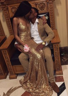 Sparkly Spaghetti Straps Long Prom Dresses Evening Dresses · dressydances · Online Store Powered by Storenvy Golden Prom Dress, Prom Dresses Gold, Long Party Gowns, Prom Couples, Gold Prom, Gold Prom Dresses, Prom Girl Dresses, Sequin Prom Dress, Long Prom Dresses