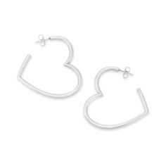 Buy Heart Hoops for USD 190.00 | James Avery Minimalist Sterling Silver Hoop Earrings For Valentine's Day, Silver Small Hoop Heart Earrings For Anniversary, Small Hoop Sterling Silver Heart Earrings, Small Hoop Heart Earrings In Sterling Silver, Nickel-free Double Heart Sterling Silver Hoop Earrings, Minimalist Sterling Silver Hoop Earrings With Heart Charm, Sterling Silver Hoop Earrings For Valentine's Day, Valentine's Day Double Heart Hoop Earrings In Sterling Silver, Everyday Sterling Silver Hoop Earrings With Heart Charm