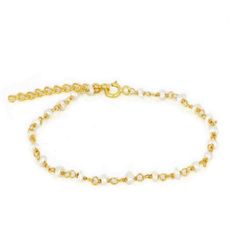 The Kobe anklet is composed of a chain with tiny pearls. It is very striking, its minimalist-boho style makes it look fantastic alone or combined with other ankle bracelets. It is a great gift option. Features: * Natural freshwater pearls. * Chain length is adjustable within 21 - 25 cm (8.2 - 9.8 inches), so it fits your preferences. * All of our jewelry is made of sterling silver (925 mm), and our gold jewelry is gold plated in 18K gold. Nickel free. Packaging: Our jewelry is packaged in a reus Adjustable White Pearl Chain Anklet, Minimalist Adjustable Beaded Bracelet With Pearl Chain, Minimalist Adjustable Beaded Bracelets With Pearl Chain, Adjustable Dainty Pearl Anklets, Delicate Pearl Chain Anklets, Dainty Pearl Gold Anklets, Delicate Adjustable Pearl Chain Bracelet, Adjustable Minimalist Pearl Chain Anklet, Adjustable Pearl Chain Anklets