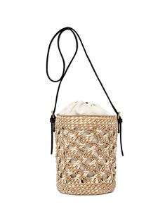 Composition: Straw/leather Art Bags, Art Bag, Crochet Bags, Crochet Bag, Mini Bag, Bucket Bag, Baskets, Straw, Composition