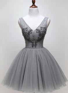 Grey Homecoming Dress, Rose Bridesmaid, Grey Prom Dress, Short Formal Dress, Silver Shorts, Dress Tulle, Short Prom, Dance Dress, Stretch Satin