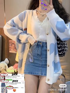 Cute Asian Fashion, Rok Mini, Cute Skirt Outfits, Cute Dress Outfits, Korean Casual Outfits, Really Cute Outfits, Unique Things, Everyday Items