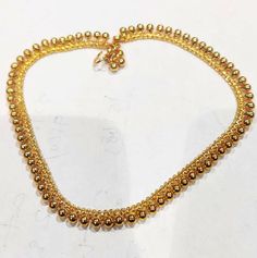 22k Solid Gold Anklet-Real Gold Anklet-Payal Anklet-Indian Gold Anklet-Gold ball Anklet-Vintage Gold Anklet-Indian Gold Payal Handmade Designer Indian Look Ghunghroo rajasthani 22K Gold Anklet. PRODUCT SPECIFICATION: Material: 22k Solid Gold Hallmarking: 22k916 Hallmarked tested in indian Gold Testing Lab. Size: Standard Ankle size. Weight one piece: 11.5 gram Theme: Dangling Ghunghroo design Price shown for one piece. Customer Satisfaction is our utmost priority, feel free to have any query, wo Gold Beads Bracelets For Festivals, Traditional Anklets With Round Beads, Handmade Gold Anklets For Festive Occasions, Gold Anklets For Party And Festivals, Festive Handmade Gold Anklets, Handmade Gold Toe Ring Anklets, Gold Anklets For Puja And Festivals, Elegant Gold Anklets For Puja, Festive Anklets For Puja