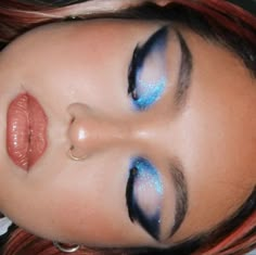 Eyeshadow Inspiration, Red Carpet Makeup, Ocean Eyes, Graphic Makeup, Rave Makeup, Swag Makeup