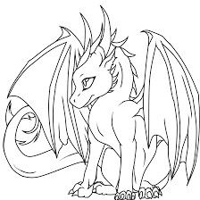 a black and white drawing of a dragon sitting on the ground with its eyes closed