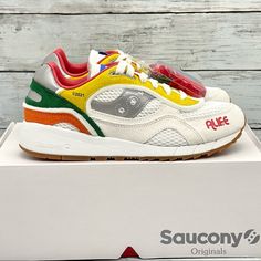 Saucony X Alife Shadow 60000 Sneaker Men’s Size: 8.5 Us / 7.5 Uk / 42 Eu Condition: Brand New & Unworn. Comes With Original Box Colorway: “Nyc New York Subway Maps” (White Multi) 100% Guaranteed Authentic In Stock And Ready To Ship! Shop With Confidence. All Items Are Backed Up With Proof Of Original Purchase. Orders Will Be Packaged With Care And Shipped Same Day Or Next Business Day. Reach Out For Any Questions. Thanks For Stopping By! White Custom Sneakers With Rubber Waffle Outsoles For Running, Urban White Custom Sneakers For Running, Urban Style White Custom Sneakers For Running, Runing Shoes, Saucony Shadow, Black Athletic Shoes, New York Subway, Racing Shoes, White Running Shoes