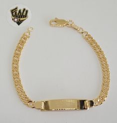 Curb Link Bracelet w/ Plate. 4.5m in girth. Available in size 6.5". *Note*BGF=Brazilian Gold FilledBGO=Brazilian Gold Overlay Custom Gold Jewelry, Thick Gold Chain, Brazilian Gold, Wrist Jewelry, Gold Bracelet For Women, Gold Overlay, Fashion Suits, Jewelry Lookbook, Gold Bracelet Chain