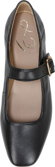 Sam Edelman Michaela Mary Jane Flat | Nordstrom Formal Mary Janes With Buckle Closure And Block Heel, Mary Jane Heels With Buckle Closure For Work, Pointed Toe Mary Janes With Buckle For Work, Mary Janes With Ankle Strap And Buckle For Work, Ankle Strap Mary Janes With Buckle For Work, Ankle Strap Mary Janes With Buckle Closure, Chic Mary Janes With Buckle Closure And Medium Width, Mary Janes With Buckle Closure And Ankle Strap, Office Mary Jane Heels With Buckle Closure