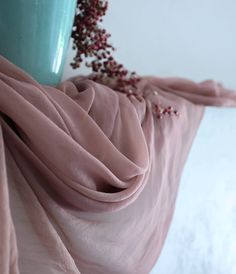 Mauve Sheer Silk is a dusty rose hue. Our sheer silk is an ethereal & delicate fabric with an airy, floaty drape. Sheer silks create a unique layered look on your wedding or event tablescape design. In addition to creating the perfect backdrop for your floral centerpiece styling, Mauve sheer silk looks stunning as a decorative element on special tables, such as your wedding cake or wedding entry table. Pairs beautifully with our Rosewood cotton table runners. Approx. Width / 42 inches Our sh Wedding Entry Table, Tablescape Design, Wedding Entry, Scenic Painting, Draping Wedding, Natural Color Contacts, Fabric Draping, Floral Centerpiece, Silk Set