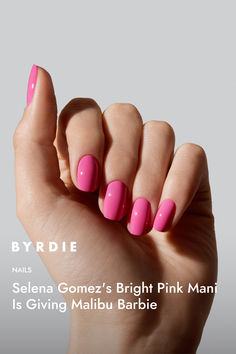 This isn’t the first time Gomez riffed off the Barbie nail craze—a few weeks ago, Bachik created a pastel Barbie manicure for the Only Murders in the Building actress. And with Lizzo’s light pink Barbie French and Megan Thee Stallion’s Barbie aura nails, it’s clear that you don’t always have to do hot pink to get in on the Barbiecore trend.  If you want to recreate the look at home, you can use Gelcare Gel Polish ($20) in Barbara Pink. Barbie Manicure, Barbiecore Nails, Makeup Tips To Look Younger, Barbie Nail, Nails Images, Only Murders In The Building, Aura Nails, Gel Nails At Home, Hot Pink Nails