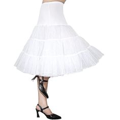 Hemline / Train:Knee Length; Gender:Women's; What's in the box:Petticoat; Types:Petticoat Hoop Skirt,Tutu,Under Skirt,Half Slip; Style:Princess Lolita,1950s; Includes:Petticoat; Elasticity:>75%; Material:Chinlon; Pattern:Solid Colored; Product Dimensions:0.0000.0000.000; Net Weight:0.173667; Listing Date:12/22/2017; Production mode:External procurement; Clothing Waist:null; Clothing Length:null; Base Categories:Costumes  Accessories; Special selected products:COD; products source:supplier 50s Clothing, Tutu Women, Dresses 50s, Womens Tulle Skirt, 50s Outfits, Skirt Tutu, 50s Fashion Dresses, Dress Fancy, Under Skirt