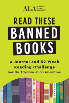 The American Library Association presents a must-read banned book for every week of the year in this beautiful book lover's reading log.Expand your reading list and stand against literary censorship with this one-year reading challenge and book journal! Featuring 52 modern and classic books that have been challenged or banned, from The Hunger Games to Maus, this book log includes ALA's insights into each title as well as writing prompts for further reflection. A perfect holiday stocking stuffer, American Library, American Library Association, English Major, Book Log, Award Winning Books, Reading Log, Banned Books, Book Community, Reading Challenge