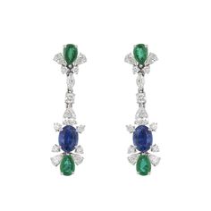 REF. TRICOLORE903OROB    Description Tricolore is the nickname given to the italian flag. With this collection we want to give tribute to the italian elegance, excellence and craftsmanship. Details Tricolore earrings in 18K white gold Diamond weight: 1.95 ct VS+ G+ Sapphires weight: 3.21ct Emeralds weight: 1.52 ct Dimensions: length 37 mm, maximum width 9 mm, post and butterfly fastening Terms of sale A confirmation email will be sent to you as soon as we process your order. Orders are shipped within 2 business days from the Order Confirmation. For orders to be delivered within the EU, delivery is expected between 4 to 7 business days from the shipping date. For orders to be delivered outside the EU, delivery is expected between 6 to 12 business days from the shipping date. If a more accur Italian Elegance, Italian Flag, Order Confirmation, Emerald Jewelry, Sapphire Earrings, White Gold Diamonds, Gold Diamond, Emerald, Sapphire