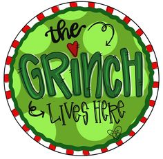 the grinch and lives here logo