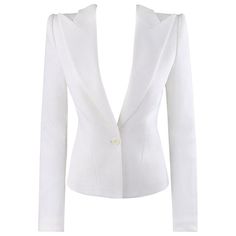 ALEXANDER McQUEEN S/S 1998 "Golden Shower" White Woven Plunge Back Blazer NWT For Sale at 1stDibs Alexander Mcqueen Collection, Cropped Biker Jacket, Panel Jacket, Cream Blazer, Cape Jacket, Straight Jacket, Sequin Jacket, Savile Row, Double Breasted Jacket