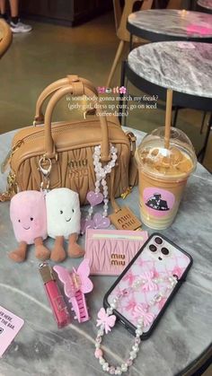 Girly Stuff Aesthetic, Pink Stuff Girly, Pink Friends, Friends Tiktok, Inside My Bag, Pink Lifestyle, Dr Shoes, Purse Essentials