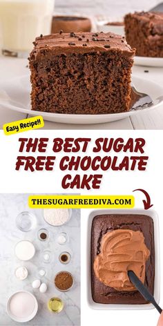 the best sugar free chocolate cake recipe