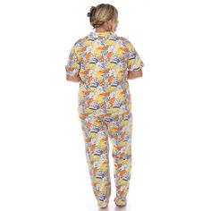 Sweet dreams start with cute pajamas — this short sleeve and pant matching pajama set is great for comfortably lounging on lazy weekends or getting ready for a night out. Matching Pajama Set, Matching Pajama, Cute Pajamas, Tuesday Morning, Matching Pajamas, Living Room Furniture Sofas, Print Pajamas, White Mark, Short Sleeve Button Up