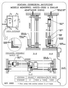 the diagram shows how to install an external door and handlebars in this drawing