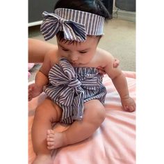 Off Shoulder Romper, Baby Fits, Dressed To The Nines, Matching Headband, Stylish Kids, Quick Easy