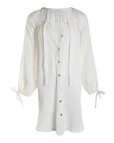 Lasaky - Casual Long Sleeve Button Front Maxi Shirt Long Sleeve Tops With Buttons For Vacation, Vacation Button-up Tops With Button Cuffs, Spring Vacation Blouse With Button Cuffs, Button-up Tops With Button Cuffs For Vacation, White Beach Shirt For Fall, White Shirt For Beach, Fall Season, Collared Tops With Button Cuffs For Vacation, Beach Button-up Blouse With Button Cuffs, Button-up Beach Tops For Fall