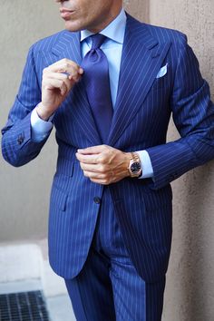 Blue Pinstripe Suit, Formal Accessories, Navy Blue Linen, Slim Tie, Tie Men's, Black Houndstooth, Pinstripe Suit, Knit Tie, Blue Suit