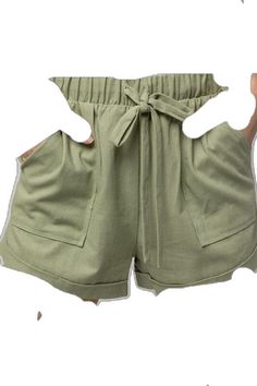 Green Solid Color Shorts For Summer, Versatile High-waisted Shorts For Summer, Versatile Relaxed Fit Summer Shorts, Versatile Summer Shorts For Day Out, Versatile Summer Shorts With Pockets, Summer Stretch Short Pants, Solid Color Summer Bottoms With Pockets, Versatile Summer Shorts With Built-in Shorts, Versatile Shorts With Pockets For Day Out