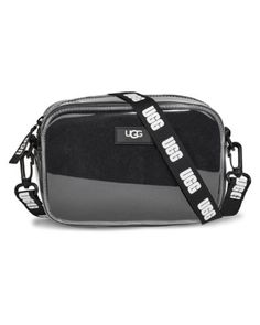 UGG 1116183 Janey II Clear Black Crossbody Bag MYSELFLINGERIE.COM Ugg Purses, Pretty Tote Bags, My Style Bags, Handbag Essentials, Black Crossbody Bag, Clear Bag, Cute Purses, Clear Bags, Black Crossbody