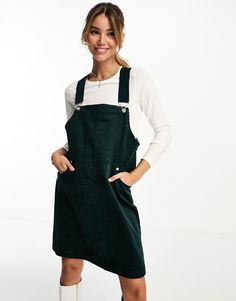 Dresses by Monki Outfit: sorted Classic dungarees design Adjustable buckle straps Side pockets Regular fit