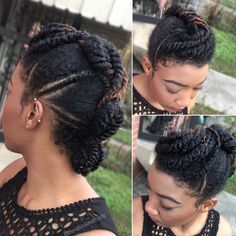 Black Ponytail Hairstyles, Feed In Braid, Healthy Natural Hair, Flat Twist, Hair Crush, Creative Hairstyles