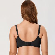 If you're in the market for an everyday style bra, then this would fit your need quite well. This bra is made of high-quality polyester. It has a full cup shape along with adjusted straps. The bra is chic with a solid pattern that is quite fetching. The back closure and underwire support make it a staple in the closet of most women. SpecificationsBrand Name: GeraldBlackObscene Picture: NoSexually Suggestive: NoBra Style: UnlinedMaterial: PolyesterOrigin: CN(Origin)Support Type: UnderwireCup Shap Support Bra, Bra Style, In The Closet, Black B, Support Bras, The Closet, Bra Styles, Solid Pattern, Everyday Style