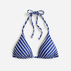 String bikini top in stripe 4th Of July Bikinis, 2024 Wishlist, Trendy Bikinis, Beach Fits, Women Shirt Top, Cute Bathing Suits, Striped Swimsuit, Summer Swim Suits, Cute Swimsuits