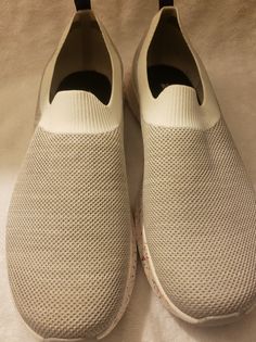 Brand New Never Worn Men's 10.5. Light Weight & Comfortable Comfortable White Slip-on Sneakers For Walking, Sporty White Sneakers With Textured Footbed, White Breathable Slip-on Sneakers For Walking, White Non-slip Slip-on Sneakers, Comfortable White Slip-on Sneakers For Outdoor, White Slip-on Sneakers For Outdoor, White Slip-on Sneakers For Outdoor With Round Toe, White Slip-on Sneakers With Round Toe For Outdoor, White Comfortable Slip-on Sneakers With Round Toe