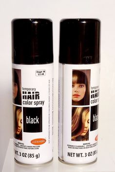 2 PK Temporary Spray-on Hair Color BLACK.  Goodmark Brand 2 cans/3 oz each. ********** Nsid1-9  (4) White Mailer 052324 Hair Color Black, Temporary Hair Color, Color Spray, Hair Color For Black Hair, Health And Beauty, Hair Care, Hair Color, Spray, Hair Styles