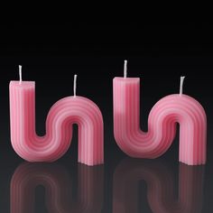 PRICES MAY VARY. Size Information: these trendy candles measure approx. 9.5 x 8.5 x 2.3 cm/ 3.74 x 3.35 x 0.91 inches, cute and small, not take up too much space, suitable for your daily ornaments, you can put them on your fireplaces and tables, adding a romantic atmosphere to your home Reliable and Long Lasting: these cute candle decors are made of quality soy wax, beeswax and wick material, can combust for about 3 hours, silent without annoying fume, reliable and safe, elegant and practical, l Twisted Candles Aesthetic, Ideas Candles, Candle Minimalist, Candles Cute, Trendy Candle, Bendy Candles, Cute Candle, Pink Christmas Gifts, Shaped Candles