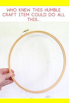 embroidery hoop Hoop Crafts, Embroidery Hoop Crafts, Group Crafts, Hoop Projects, Hanging Succulents, Cheap Crafts, Diy Craft Tutorials, Simple Embroidery, Adult Crafts