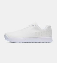 Women's White Impact Shoes | NOBULL Challenging Workouts, Making An Impact, Training Tools, Make An Impact, Slides Shoes, White Trainers, Golf Shoes, Train Hard, Court Shoes