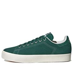 adidas Originals Stan Smith CS Shoes 'Collegiate Green' ID2045 Green Adidas Lace-up Skate Shoes, Green Sneakers For Skateboarding With Speckled Midsole, Casual Adidas Logo Custom Lace-up Sneakers, Adidas Sporty Low-top Sneakers, Adidas Lace-up Skate Shoes With White Sole, Green Adidas Sneakers With Logo, Adidas Skate Shoes With Gum Sole For Sports, Urban Green Adidas Sneakers, Casual Adidas Custom Sneakers For Skateboarding