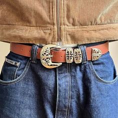 Vintage Buckle Brown American Western Design Belt These Belts Are Unisex :)! Beautiful Design One Size Fits Most 1.5w X 40l Brand New Womens Western Belts, Retro Belts, Cowboy Belts, Country Belts, Cowboy Belt, American Western, Vintage Leather Belts, Western Belt, Vintage Belt Buckles